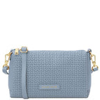 DEDALO — Woven Leather Crossbody Bag