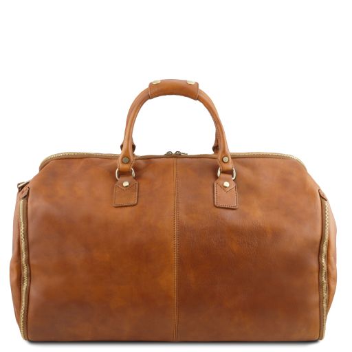 Antigua - Travel leather duffle/Garment bag