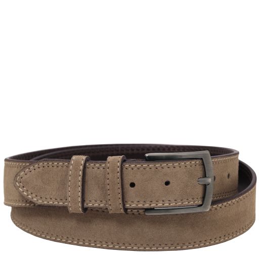 Casual suede leather belt 35mm