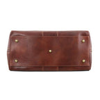 Lisbona - Travel leather duffle bag - Small size