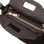 Nomade - Suede leather fringe clutch