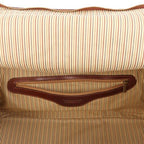TL Voyager - Travel leather bag with side pockets