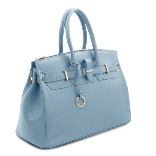 TL Bag - Sac à main pour femme avec finitions couleur or Secondary image