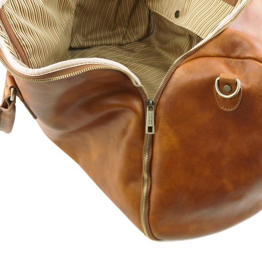 Antigua - Travel leather duffle/Garment bag