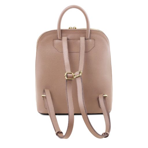 TL Bag - Saffiano leather backpack for women