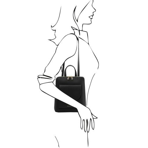 TL Bag - Petite sac à dos en cuir pour femme
