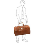 Francoforte - Exclusive Leather Weekender Travel Bag