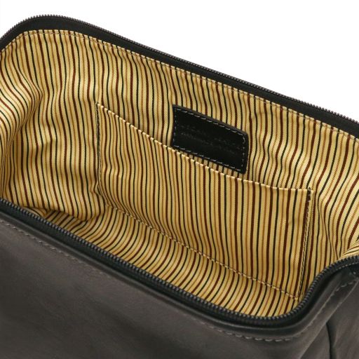 Smarty - Leather toiletry bag - Large size
