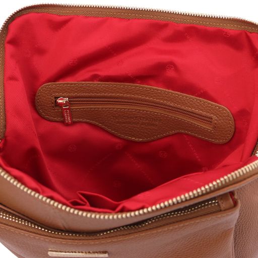 TL Bag - Sac à dos pour femme en cuir souple