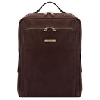 Bangkok - Leather laptop backpack