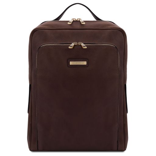 Bangkok - Leather laptop backpack