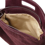 Nomade - Suede leather fringe clutch