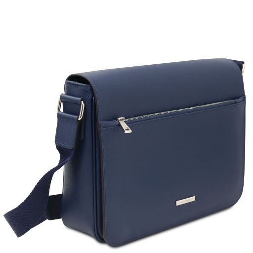 Messenger - Sac messenger en cuir Saffiano