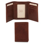 Exclusif portefeuille en cuir 3 volets
