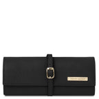 Trousse à bijoux en cuir souple