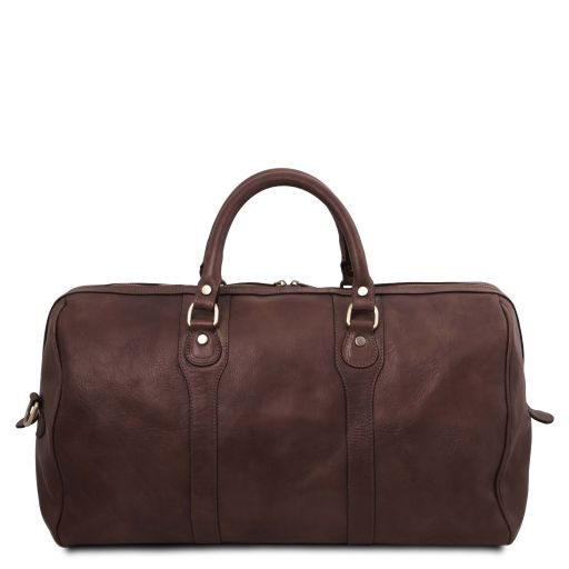 Oslo - Leather travel duffle bag - Weekender bag