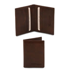 Elégant porte cartes en cuir