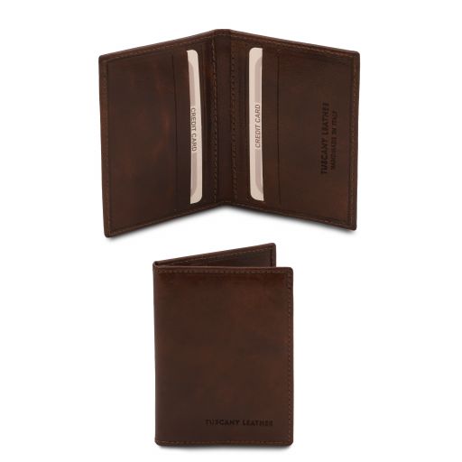 Elégant porte cartes en cuir