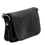 Carmen - Leather shoulder bag with flap