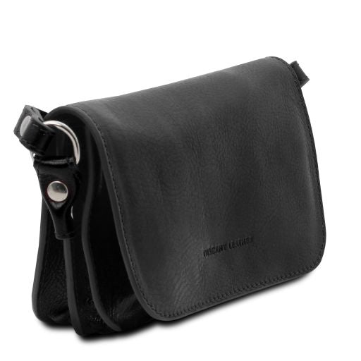 Carmen - Leather shoulder bag with flap
