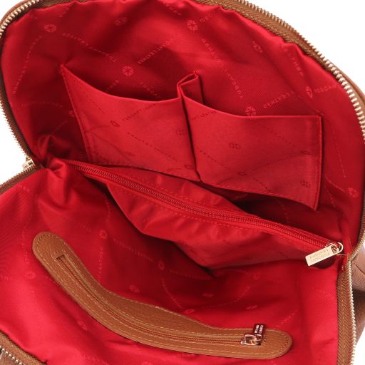 TL Bag - Sac à dos pour femme en cuir souple