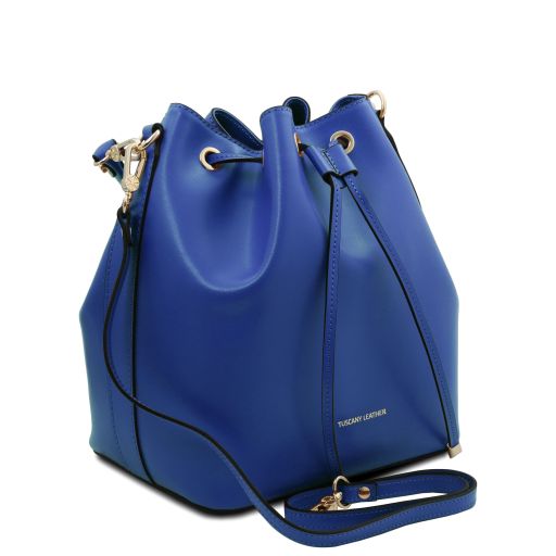 Vittoria - Sac seau pour femme en cuir