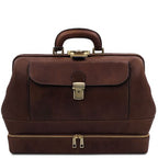 Giotto - Exclusive double-bottom leather doctor bag