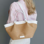 SOLEIL — Raffia Shopping Bag