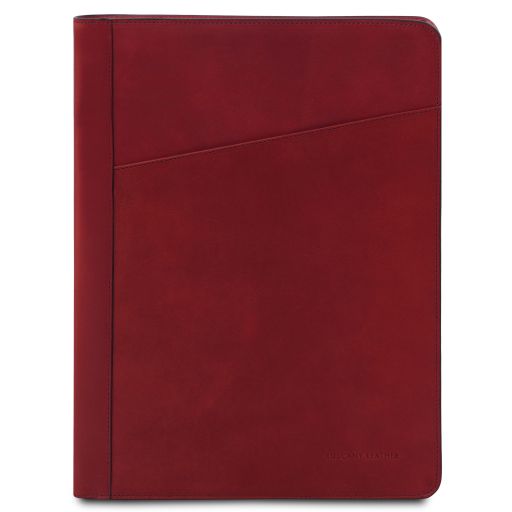 Augusto - Leather document case with ring binder