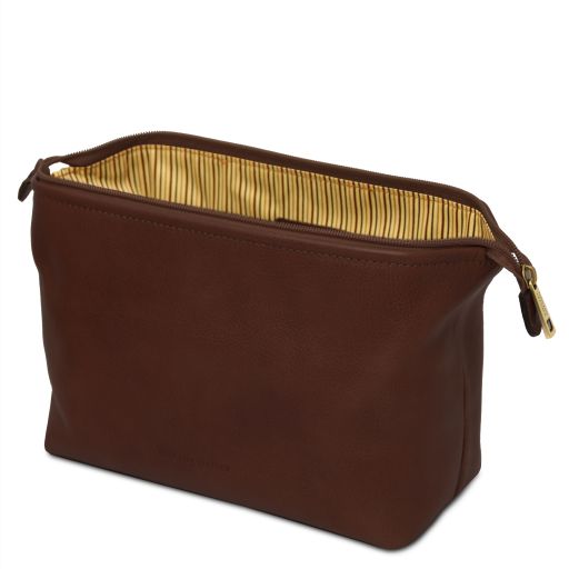 Smarty - Trousse de toilette en cuir - Petit modèle