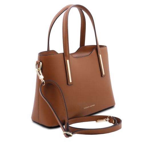 Olimpia - Sac cabas en cuir - Petit modèle