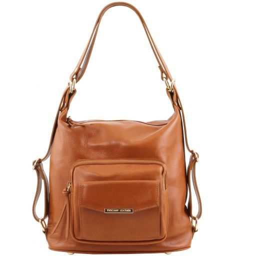 TL Bag - Leather convertible backpack shoulderbag