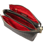 DEDALO — Woven Leather Crossbody Bag