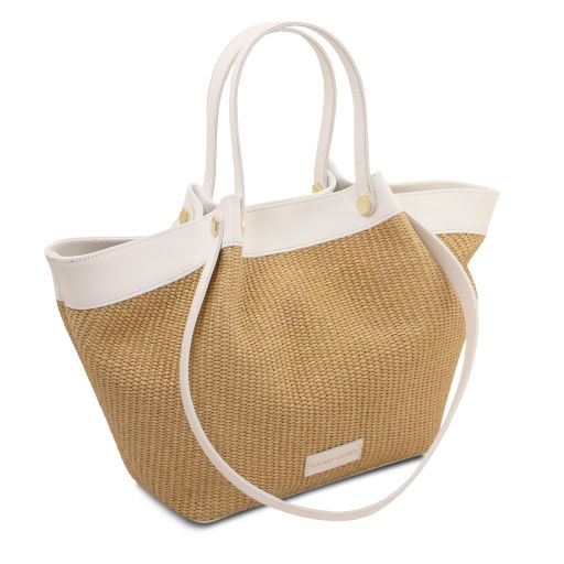 SOLEIL — Raffia Shopping Bag