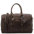 TL Voyager - Sac de voyage en cuir avec poche frontale