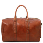 TL Voyager - Leather travel bag with front pocket