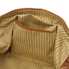 TL Voyager - Sac de voyage en cuir avec poche à l'arrière - Petit modèle
