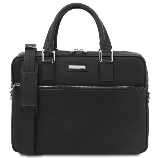 FERRARA – Italian Leather Laptop Briefcase