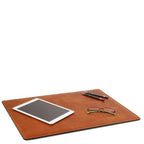 Sous-main de bureau en cuir