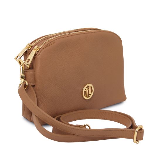 Lily - Sac bandoulière en cuir souple