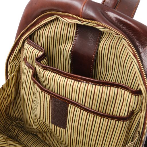 Perth - Sac à dos en cuir avec 2 compartiments