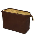 Smarty - Trousse de toilette en cuir - Grand modèle