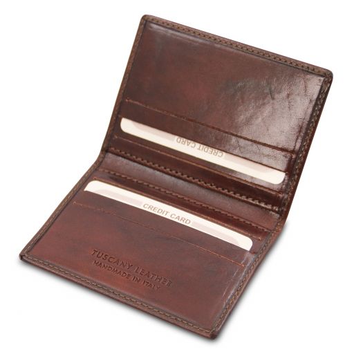 Elégant porte cartes en cuir