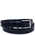 Elegant brushed leather belt 35mm