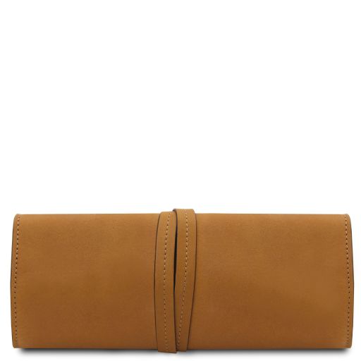 Trousse à bijoux en cuir
