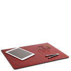 Sous-main de bureau en cuir