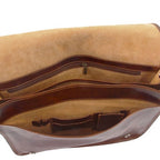 Messenger double - Crossbody leather bag