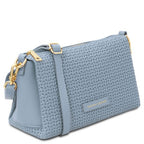 DEDALO — Woven Leather Crossbody Bag