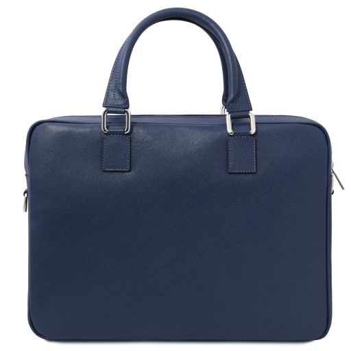 Torino - Cartable porte ordinateur en cuir Saffiano