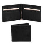 Exclusive leather card holder with money clip